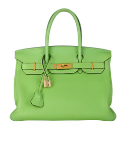 Birkin 30 In Green Apple Togo, [H] (2004), DB/CL/L/K, 2*